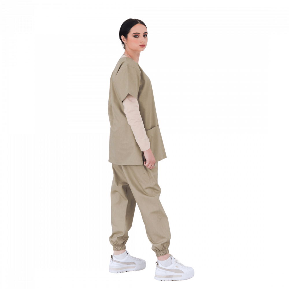 Khaki Surgical Scrubs Sets (Light Weight)